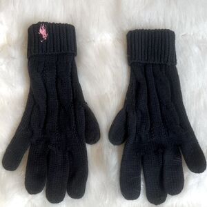 Navy Polo Ralph Lauren Knitted Gloves